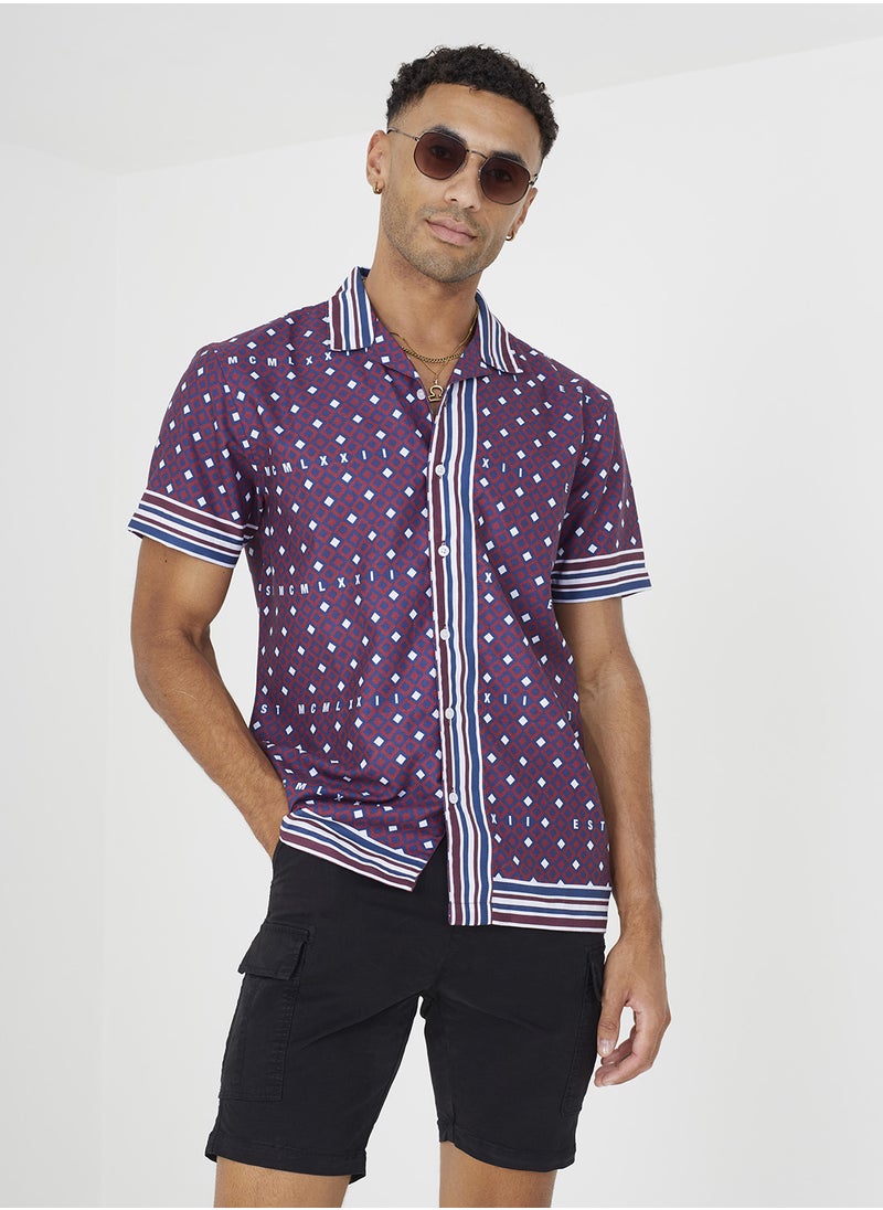 BRAVE SOUL Bandana Print Casual Shirt  - Image 1