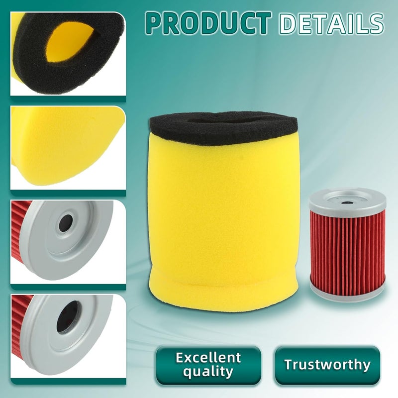 AUTOKAY Air Oil Filter Fits for Suzuki 1987-2001 Quadrunner 250 1991-2002 King Quad 300 - Image 4