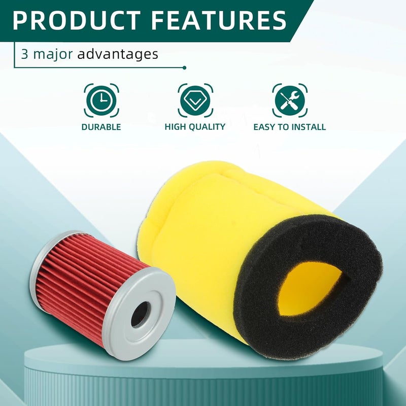 AUTOKAY Air Oil Filter Fits for Suzuki 1987-2001 Quadrunner 250 1991-2002 King Quad 300 - Image 5