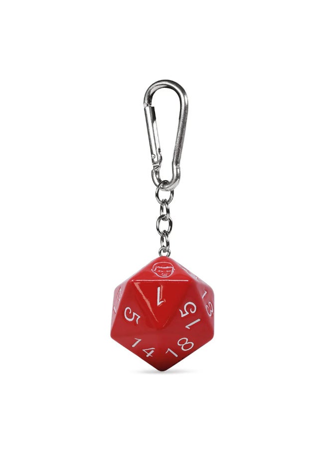 Pyramid Stranger Things D20 Polyresin Keychain - Image 1