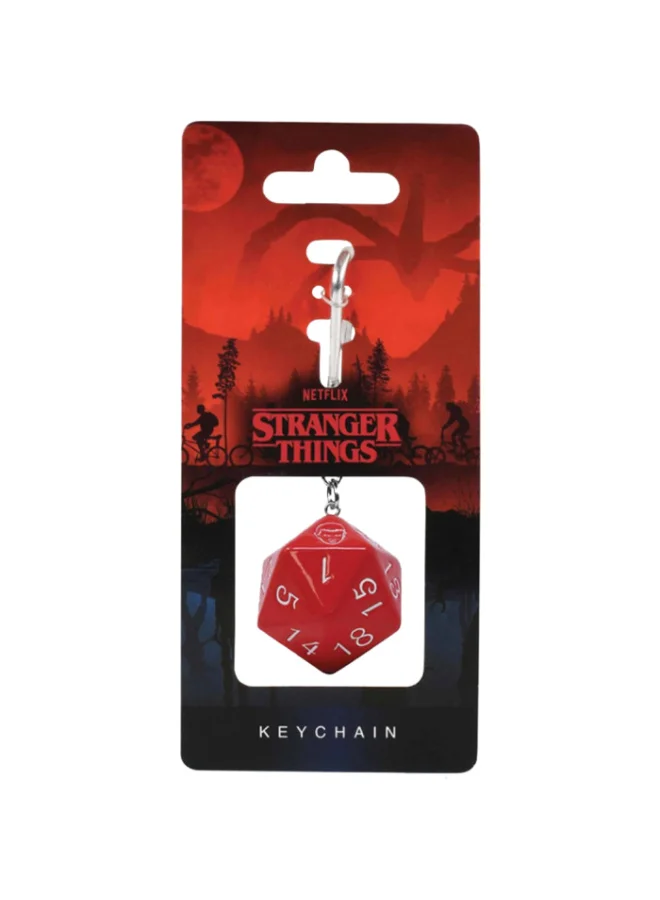 Pyramid Stranger Things D20 Polyresin Keychain