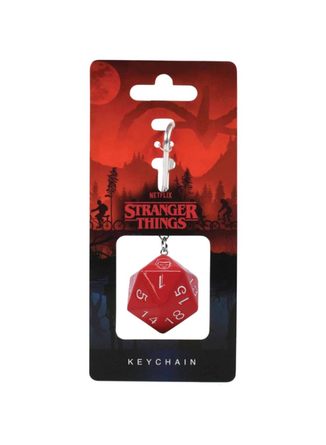 Pyramid Stranger Things D20 Polyresin Keychain - Image 2