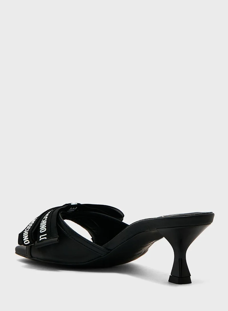 Love Moschino Love Bow Sandals