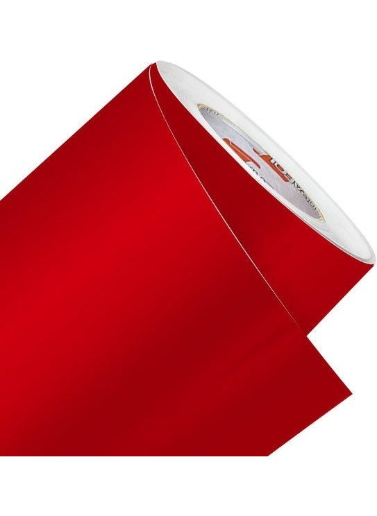 Plain Red Adhesive Foil ANKRFLY0013