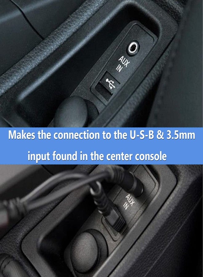 LODMOD Klevery Car AUX Y Cable Compatible for BMW, Audio Music Interface to 3.5mm Male Jack & USB Adapter Cord for i Pod i Phone 4s - Image 4