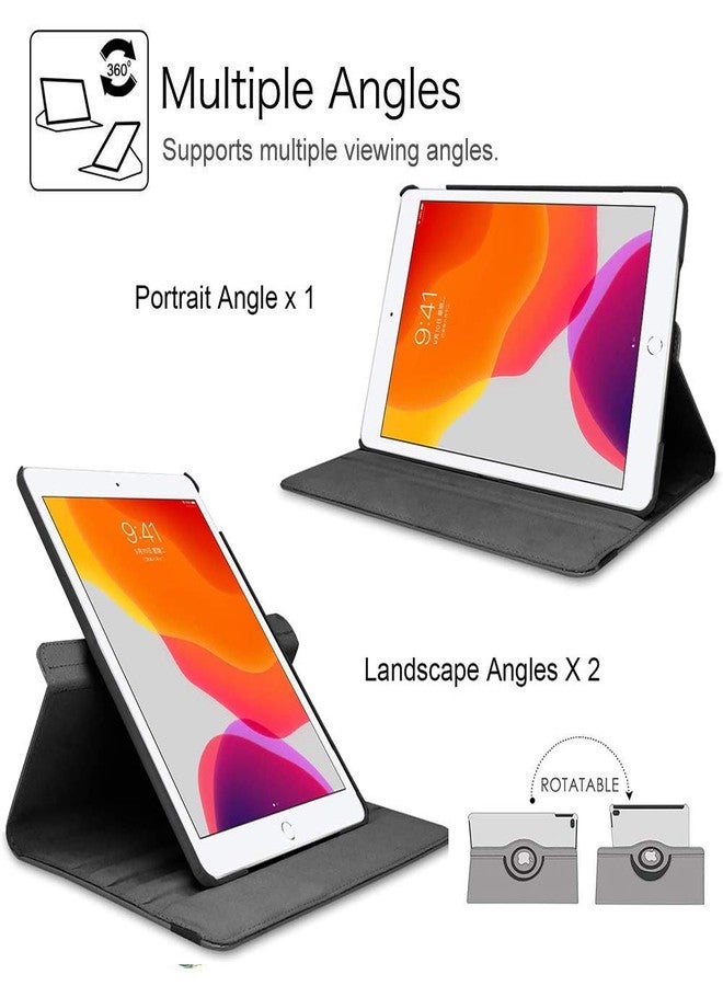 LXS New Case for iPad 9.7 inch 2018 2017/ iPad Air 2 Case - 360 Degree Rotating Stand Protective Cover Smart Case with Auto Sleep/Wake for Apple iPad 5th/6th Generation (Marble Pink) - Image 3