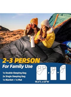 HOOKOR Camping Sleeping Bag, Sleeping Bags,LightWeight Outdoor Sleeping Bags for Adults,Durability Camping Sleeping bags  - Image 4
