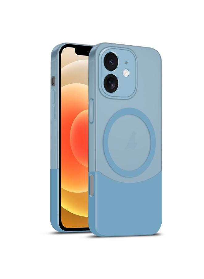 زبون جراب لهاتف iPhone 12 مزود بخياطة مزدوجة اللون من MagSafe جراب مغناطيسي للكمبيوتر الشخصي - Image 1