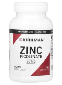 Kirkman Labs Zinc Picolinate 25 mg 150 Capsules 