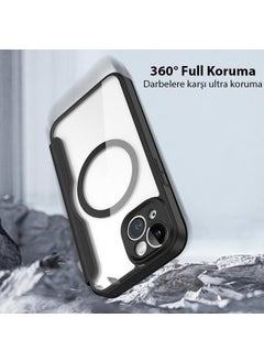 Polhammobile Polham iPhone 14 Plus CASE with Magnetic Cover, Card Holder and Magnet, 360 Degree Full Protection Wallet Case  - Image 2