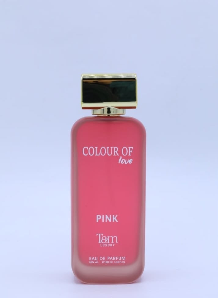 TAM PERFUMES COLOUR OF LOVE PINK EAU DE PARFUM 100ML - Image 2