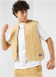 Karl Kani Chest Signature Corduroy Vest Jacket  - Image 1