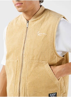 Karl Kani Chest Signature Corduroy Vest Jacket  - Image 3