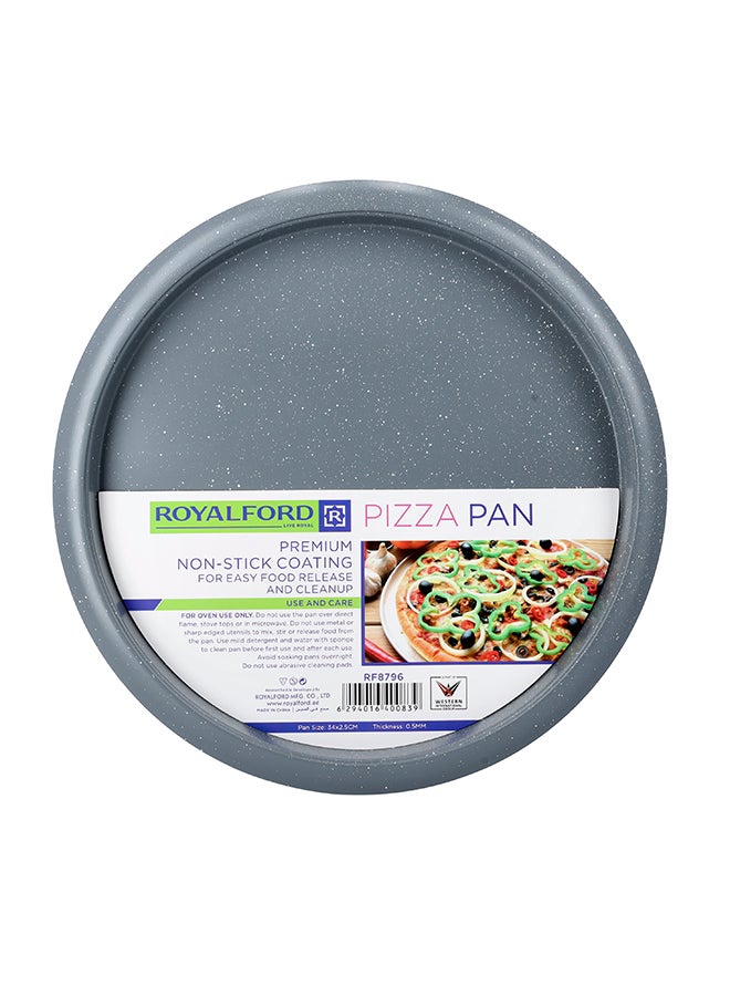 Royalford Pizza Pan Carbon Steel Durable Non-Stick Coating Easy Food Release And Cleanup Multicolour - Assorted - Image 1