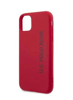 U.S.Polo iPhone 12 / 12 Pro Hard Case 6.1inch Liquid Silicone - Red  - Image 4