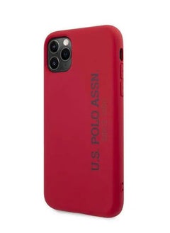 U.S.Polo iPhone 12 / 12 Pro Hard Case 6.1inch Liquid Silicone - Red  - Image 3