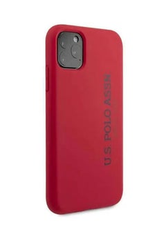U.S.Polo iPhone 12 / 12 Pro Hard Case 6.1inch Liquid Silicone - Red  - Image 2