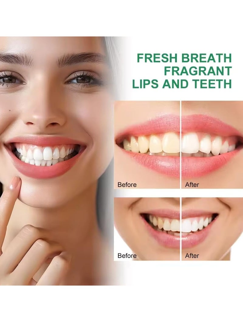 lakerain - 100ml Coconut Oil and Peppermint Oil Pulling Whitening Mouthwash Teeth Whitening Oil Pulling Mouthwash Natural Coconut Oil Pulling for Healthier Teeth and Gum Fresh Breath With 7 Natural Pulling Oil - Image 1