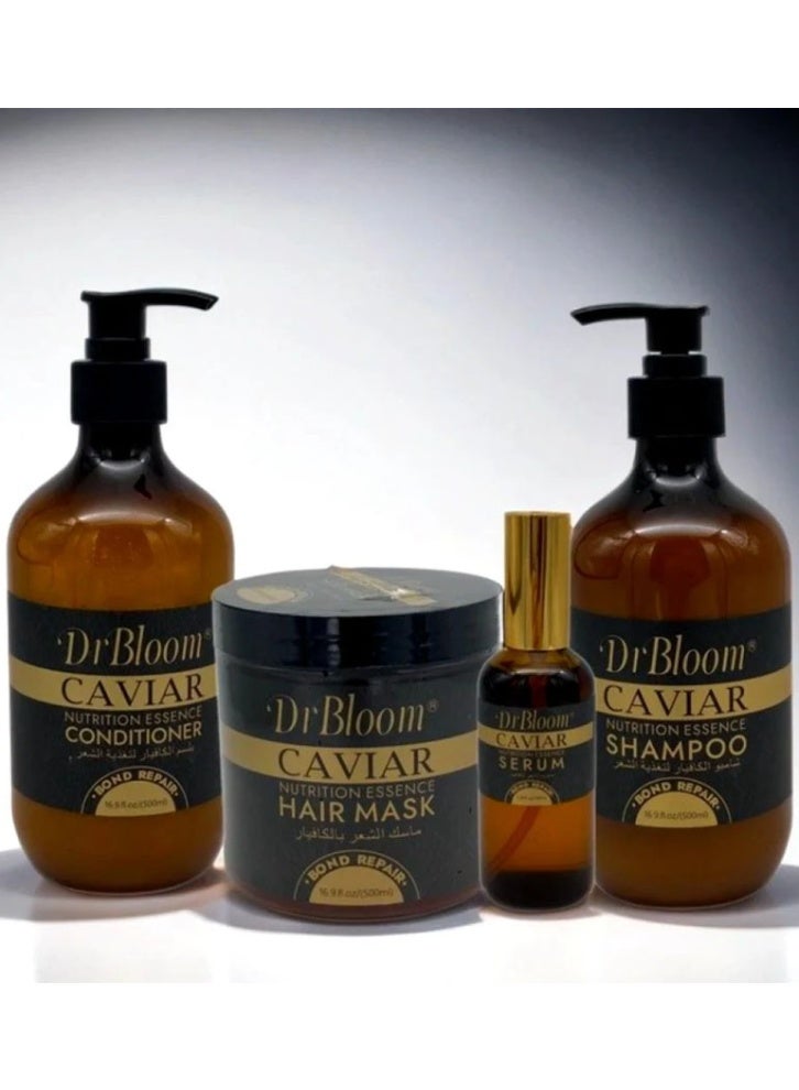 مجموعة العنايه بالشعر بالكافيار DR BLOOM