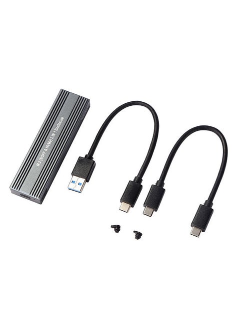 M2 SSD Case NVME Enclosure M.2 to USB Type C 3.1 SSD Adapter for Dual Protocol NVME PCIE NGFF SATA M/B Key SSD Disk Box SSD Case