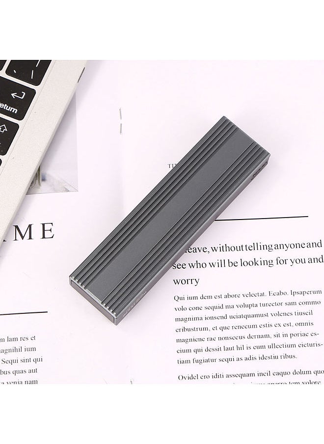 Generic - M2 SSD Case NVME Enclosure M.2 to USB Type C 3.1 SSD Adapter for Dual Protocol NVME PCIE NGFF SATA M/B Key SSD Disk Box SSD Case - Image 1