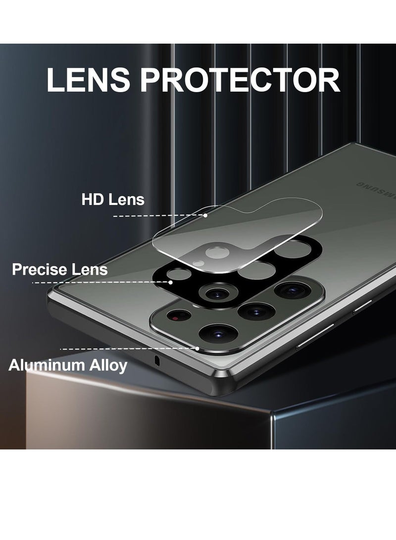 for Samsung Galaxy S23 Ultra Magnetic Case, with Magsafe Wireless Charging Heat Dissipation Magnetic Support Invisible Built in Stand & Ring Holder Heavy Duty Case  - Image 2