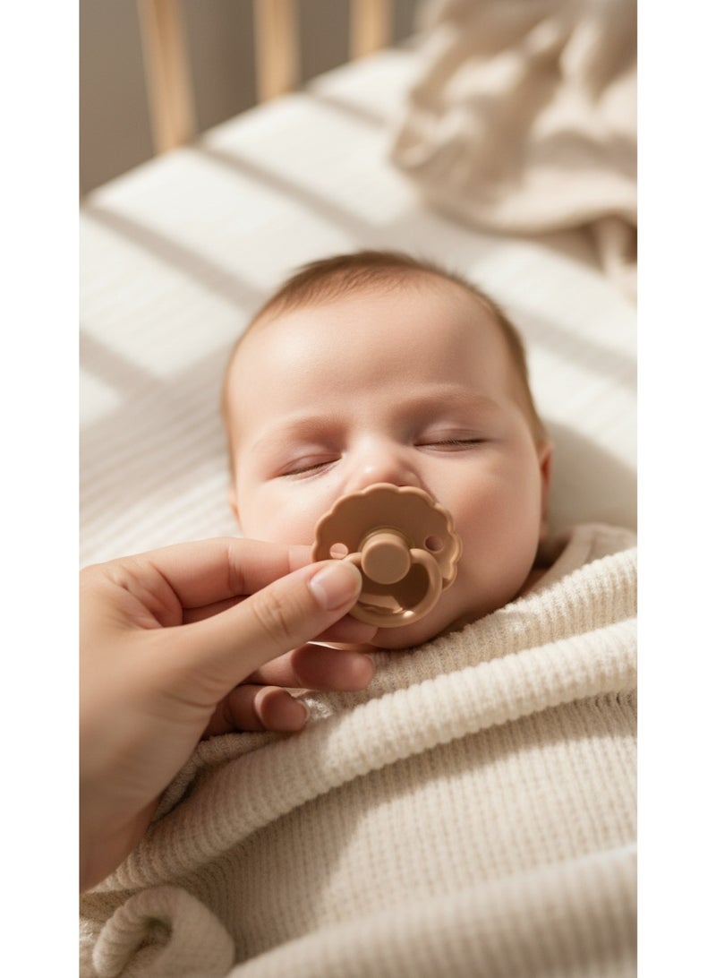 FRIGG Natural Latex Baby Pacifier | Size 2 (6–18 Months) | BPA-Free, Orthodontic Soother | Designed & Made in Denmark - Image 4