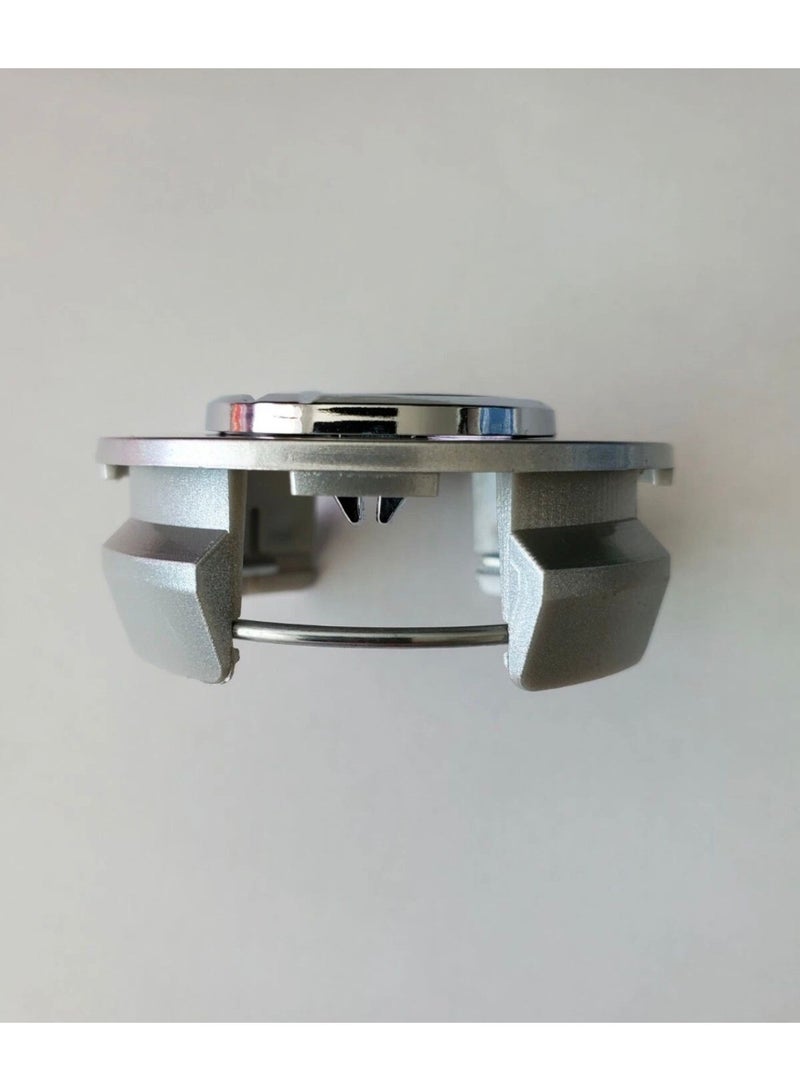 ليكساس غطاء عجلات لكزس مجموعة مكونة من (4) غطاء مركز عجلة لكزس مقاس 62 مم - قاعدة فضية مع شعار كروم - Image 3