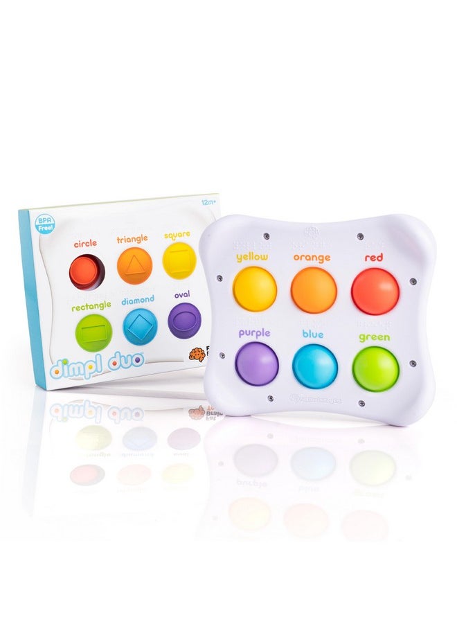 Fat Brain Toys - Dimpl Duo - Early-Learning Sensory Toy For Babies & Toddlers - Image 1