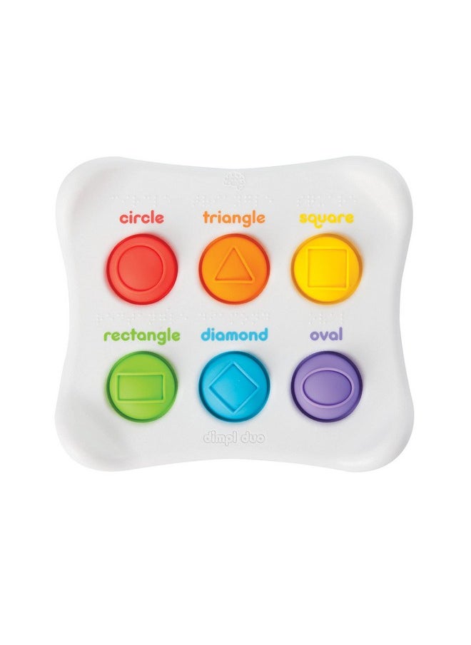 Fat Brain Toys - Dimpl Duo - Early-Learning Sensory Toy For Babies & Toddlers - Image 1