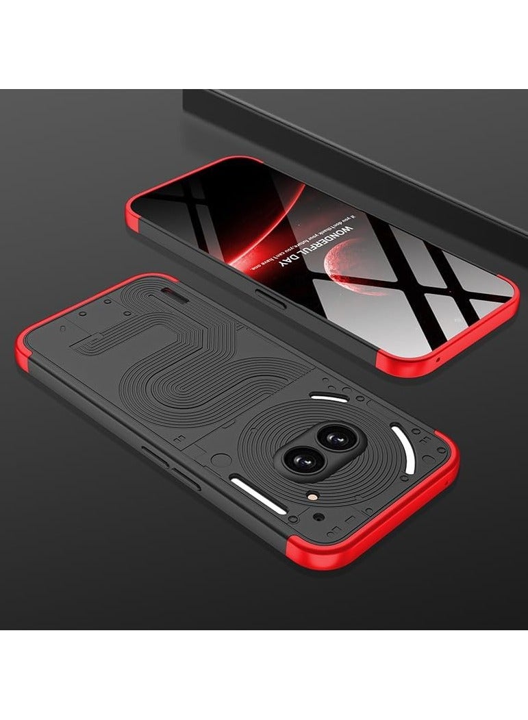 general Case Compatible with Nothing Phone 2a Case, Hard PC All-inclusive Construction Embedded Buckle Case Anti-Fingerprint Shockproof Cover for Nothing Phone 2a - Image 1