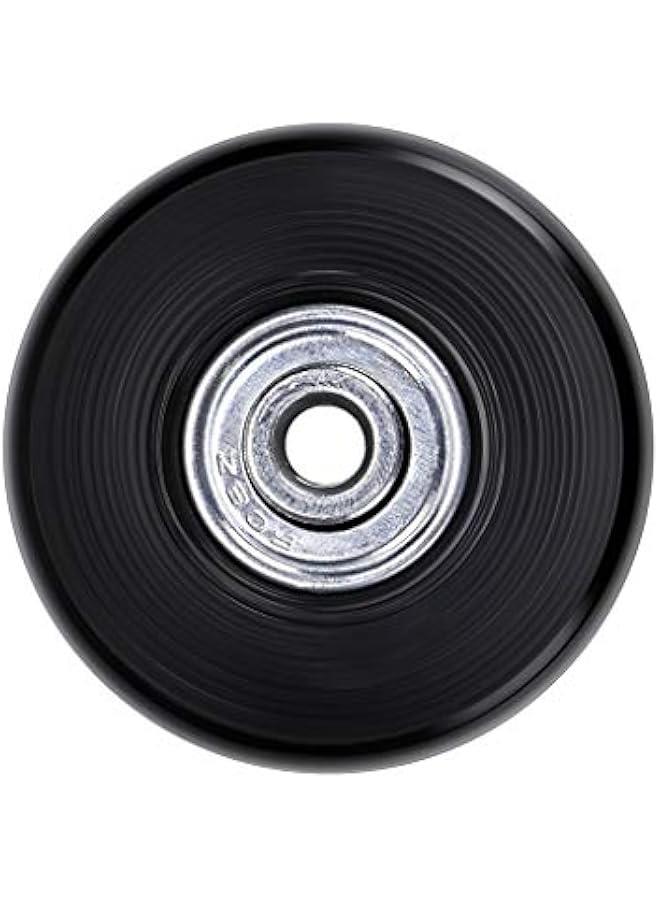 50mm x 18mm Luggage Suitcase Replacement Wheels, Rubber Swivel Caster Wheels Bearings Repair Kits, Set of 2 - Image 5