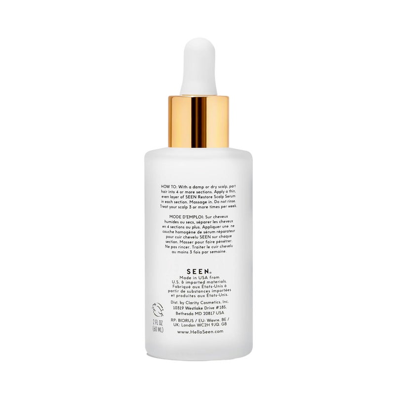 SEEN Restore Scalp Serum, Fragrance-Free - Clinically Proven, Dermatologist-Developed Hydrating Serum, Promotes Healthy Scalp, Safe for Sensitive & Eczema-Prone Skin - Image 2