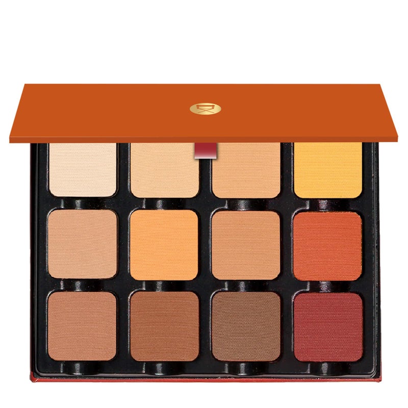 Viseart Paris Petites Pro Luxe Eyeshadow Makeup Palette Warm Mattes - Image 2