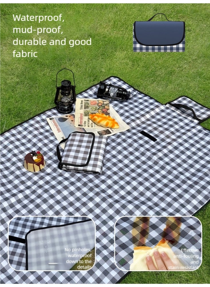 KELIO Extra Large Waterproof Sandproof Picnic Blanket - Foldable Outdoor Blanket 150CM*200CM | Soft Durable Oxford Cloth for Beach, Camping, Park & Hiking - Image 3