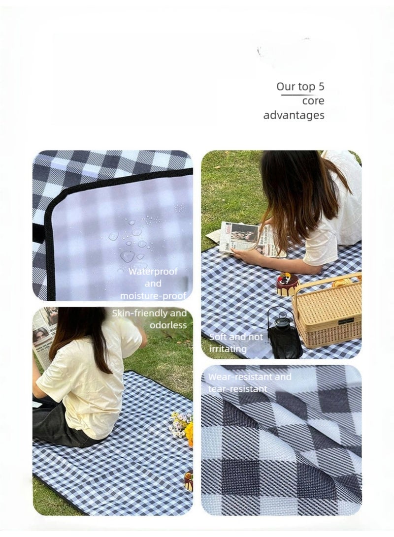 KELIO Extra Large Waterproof Sandproof Picnic Blanket - Foldable Outdoor Blanket 150CM*200CM | Soft Durable Oxford Cloth for Beach, Camping, Park & Hiking - Image 5