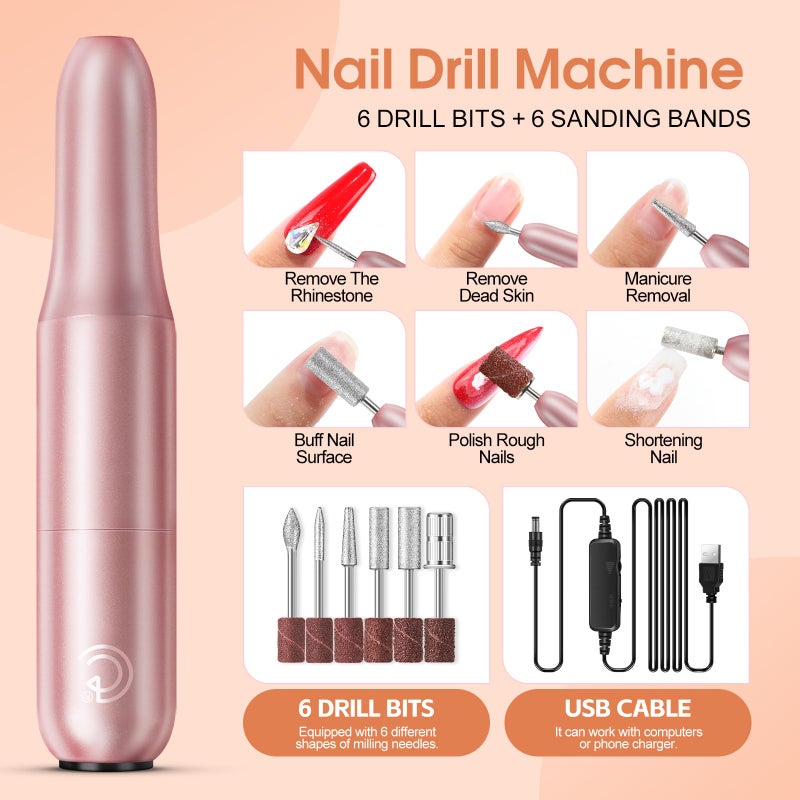 COSCELIA 66pcs Gel Nail Polish Kit with U V light and Drill 35 Colors Spring Gel Polish Set 5pcs Top Base Coat Nail Art Starter French Gel Manicure Kit Gifts for Women Girls - Image 2