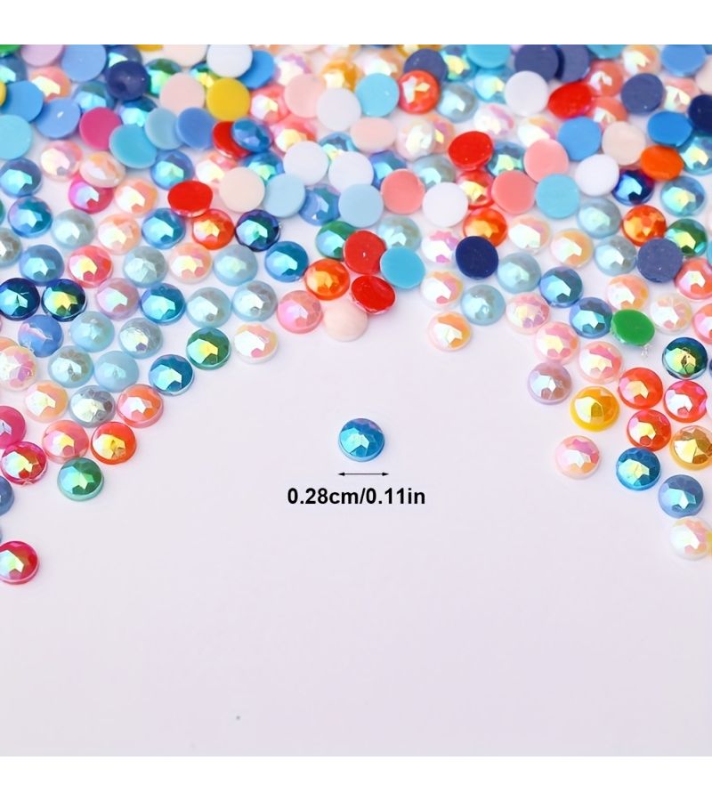 AB Round Diamond Painting Kit 4000 Pcs Per Pack ABrd Colored Diamonds - Image 2