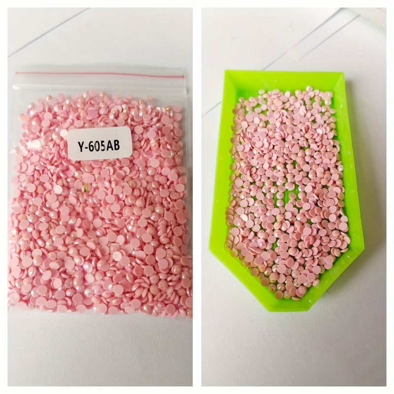 AB Round Diamond Painting Kit 4000 Pcs Per Pack ABrd Colored Diamonds - Image 4