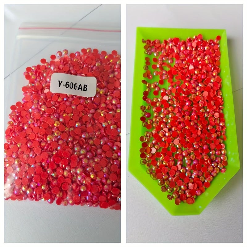AB Round Diamond Painting Kit 4000 Pcs Per Pack ABrd Colored Diamonds - Image 5