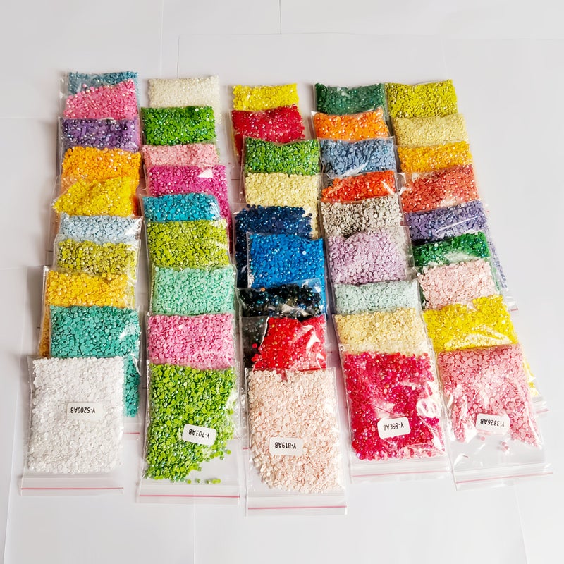 AB Round Diamond Painting Kit 4000 Pcs Per Pack ABrd Colored Diamonds - Image 1