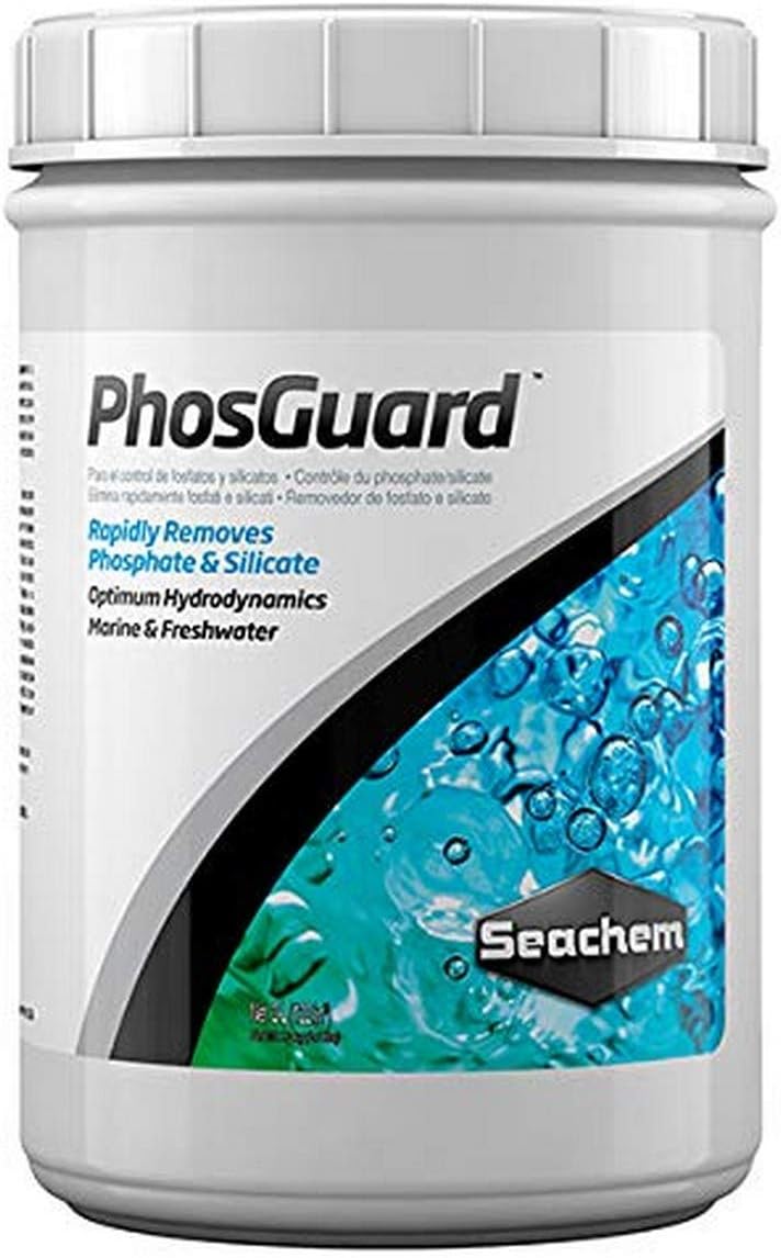 Seachem PhosGuard Phosphate and Silicate Remover - 1 Liter for Marine and Freshwater Aquaria - Image 1