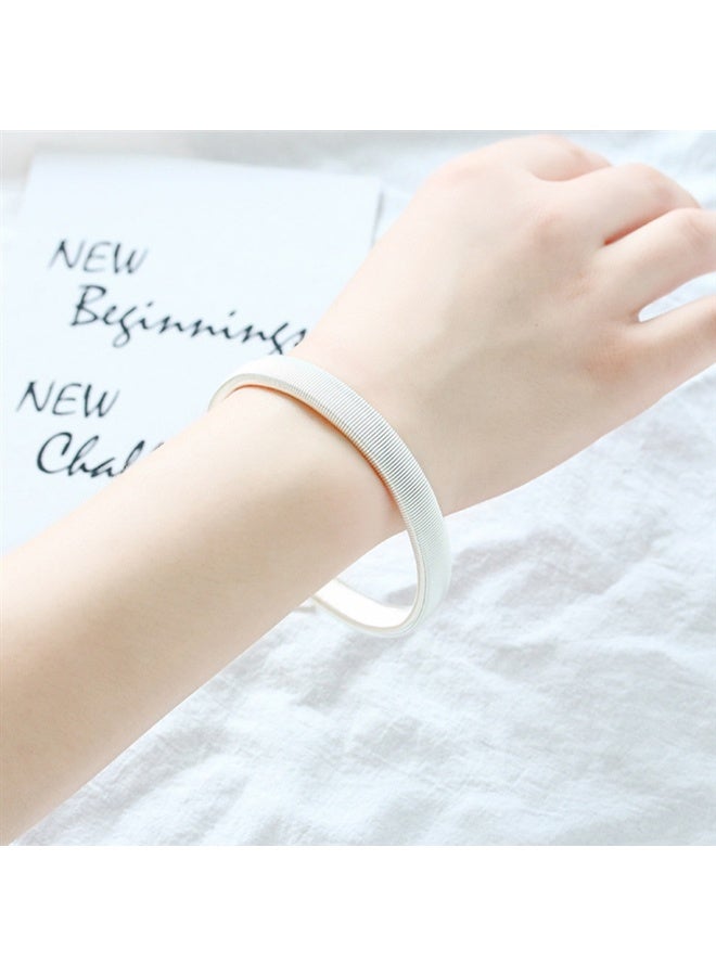 Anti-Slip Shirt Sleeve Metal Armbands Stretch Elastic Armbands Bracelet Sleeve Holders 1 Pair - Image 4