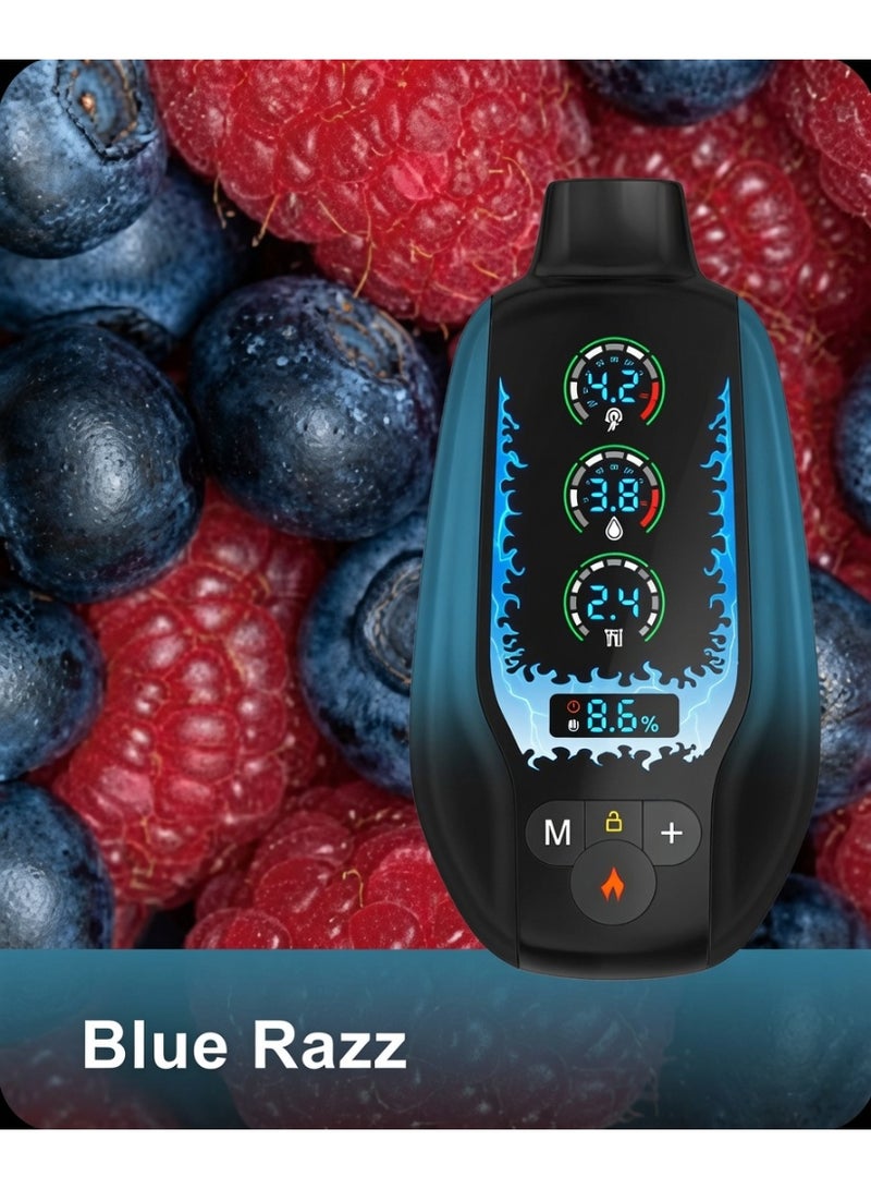 Mazaj Blue Razz SS 20000 Puffs 5mg Disposable Vape - Image 1