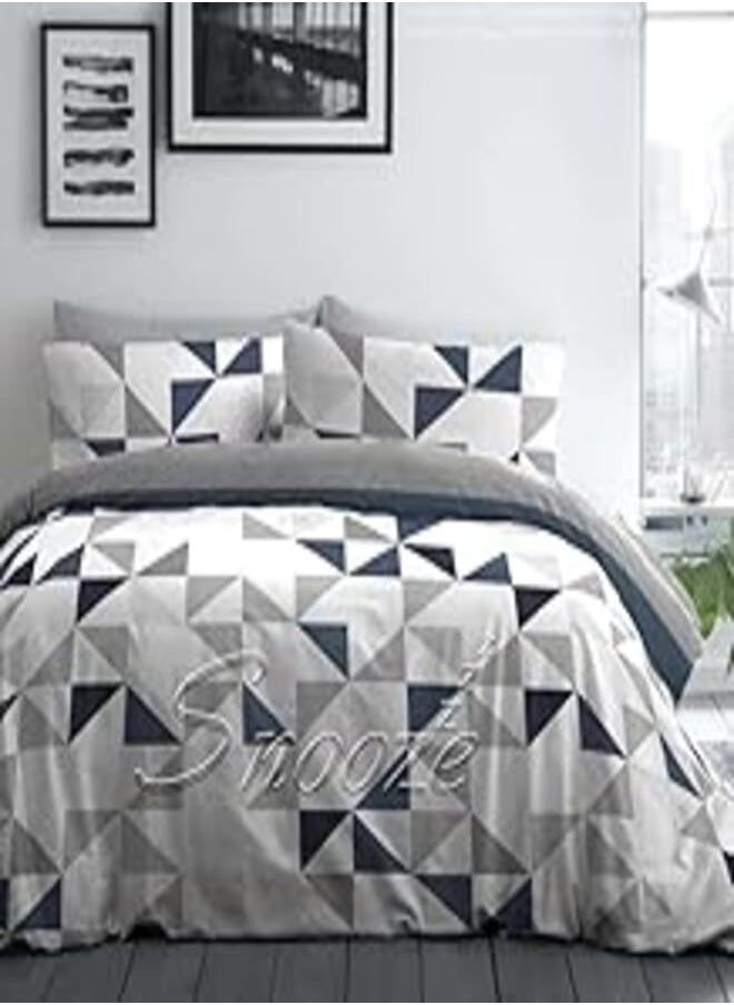 Tiba Fitted Bed Sheet Set 2 Pcs 120 * 200 Cm (Orbit Design) 