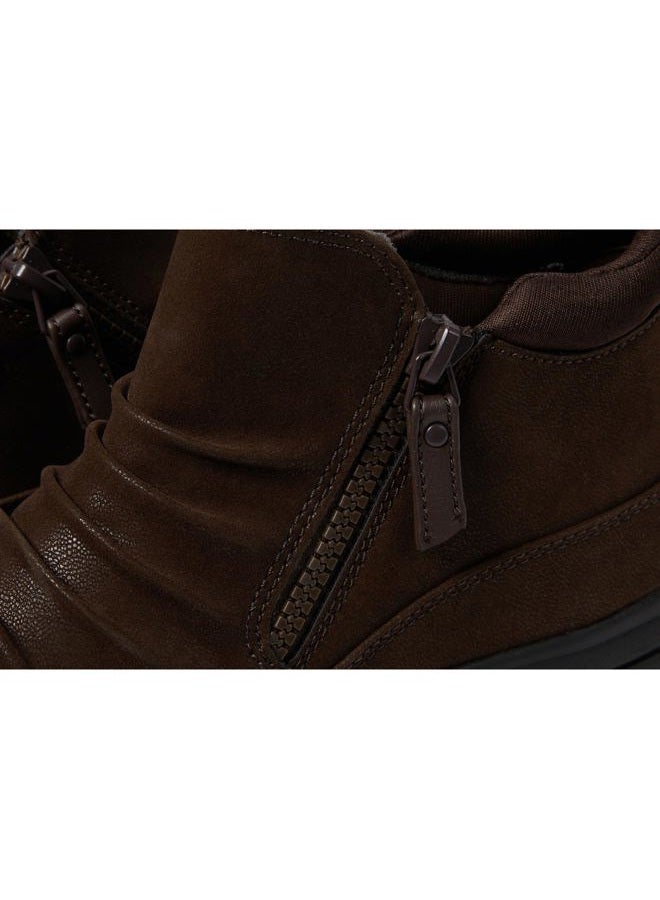 clarks Women's Breeze Range Ankle Boot, Dark Brown Synthetic, 8.5, Dark Brown Synthetic, 8.5 - Image 2