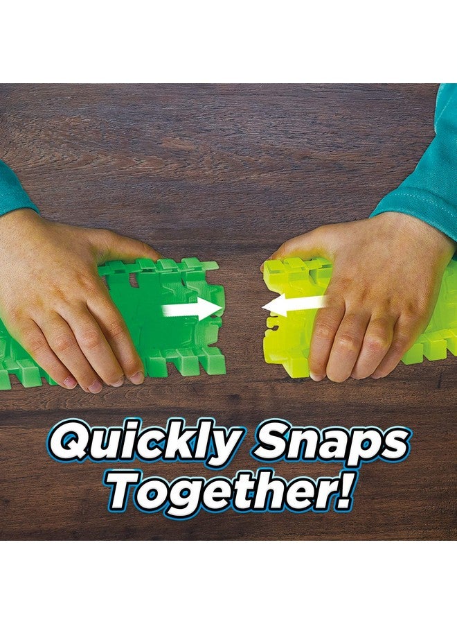 Ontel Magic Tracks 10 Foot Glow In The Dark Bendable Flexible Racetrack With Led Light-Up Race Car, Educational Playset Birthday Gift For Ages 3+ - Image 3