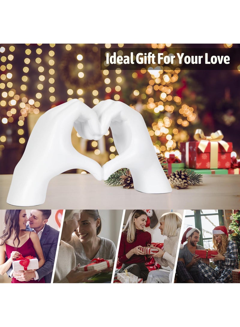 Bluejw Modern Home Decor Accents Gesture Decoration Love Finger Statue Modern Home Decor For Shelves Modern Art Sculpture For Living Room Bedroom Coffe Table - Image 4