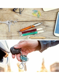 Excefore 20 Pieces Swivel Keyrings Clasps Lobster Clasps Trigger Snap Hooks with D Ring for Crafts Bag Making Jewellery Making Lanyard Pet Leashes Ropes  - Image 3