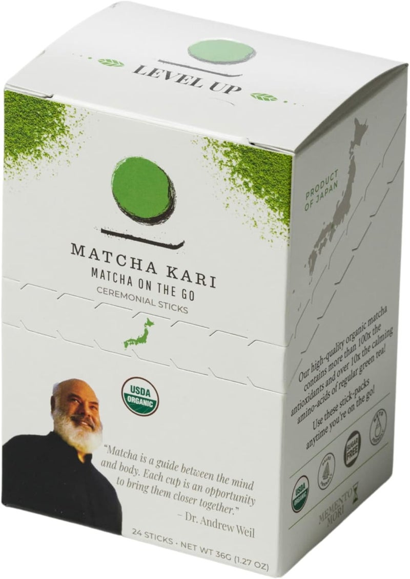 عصي شاي ماتشا كاري العضوي الأخضر الاحتفالي - Image 2